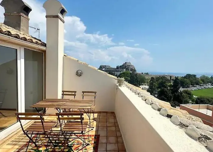 Ro 3fl Penthouse, Old Town Corfu * Corfu (city)